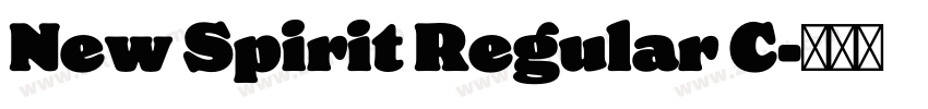 New Spirit Regular C字体转换